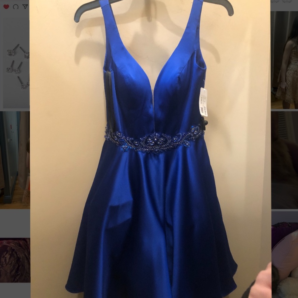 Royal blue party Dress